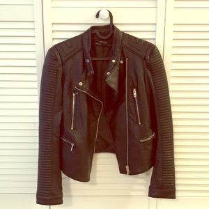 Zara faux Leather jacket